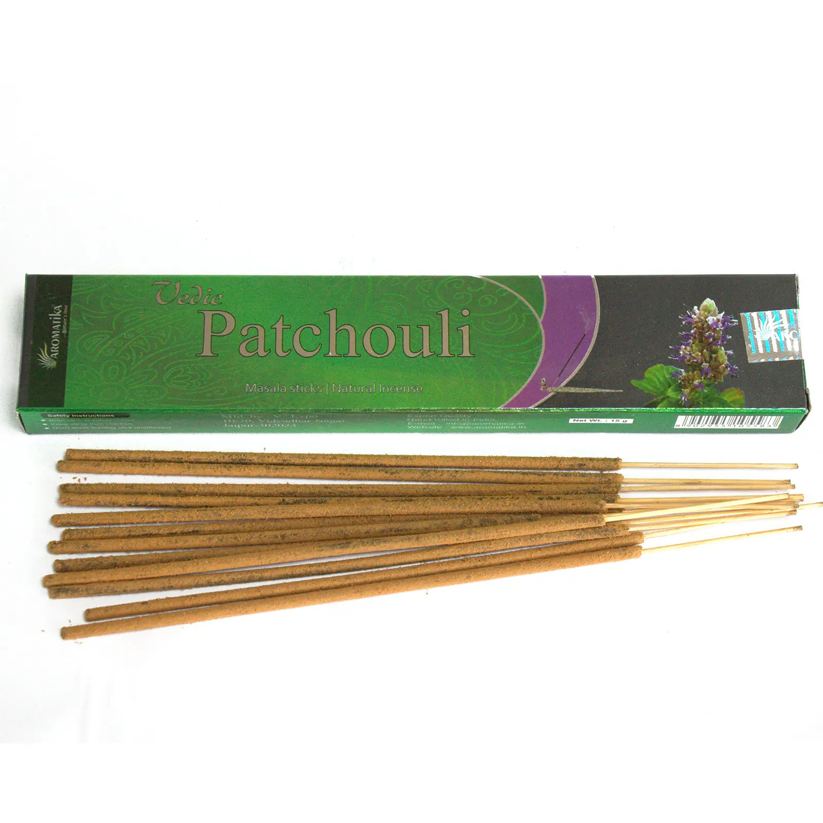 Bețișoare parfumate Vedic 15g - Patchouli