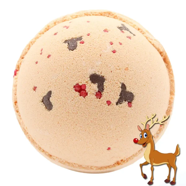 Set 8 bucatii bombe spumante Rudolf cu Nasul Roșu - Toffee și Caramel