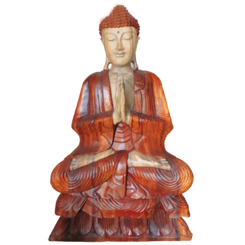 189301.jpeg Buddha Sculptat Manual - Bun Venit - 80cm