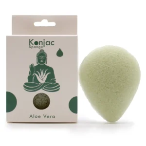 Burete Japonez Konjac Lacrimă cu Aloe Vera – Vindecare & Hidratare Naturală