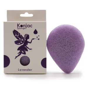 Burete Japonez Konjac Lacrimă cu Lavandă – Calm și Echilibru pentru Tenul Sensibil