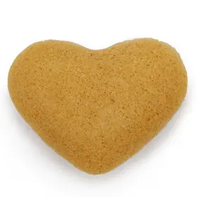 202503.jpeg Burete Japonez Konjac în Formă de Inimă Portocaliu – Curățare Delicată și Îngrijire Naturală