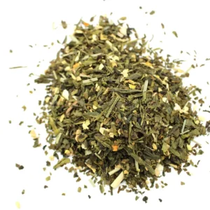 Ceai vrac verde bio cu lămâie și ghimbir, 1 kg