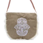 Geantă cu Franjuri - Hamsa (Imprimeu)