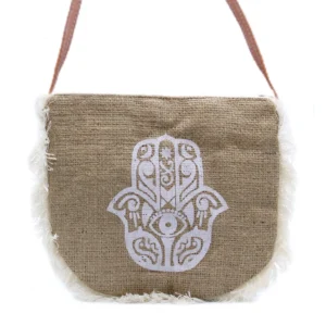 Geantă cu Franjuri - Hamsa (Imprimeu)
