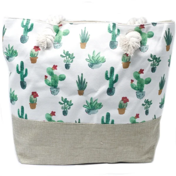 27750 Geantă de Plajă - Mini Cactuși