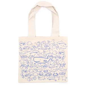 Geantă Mare de Cumpărături - 38 x 42 cm - Viața în Mare - 10 oz