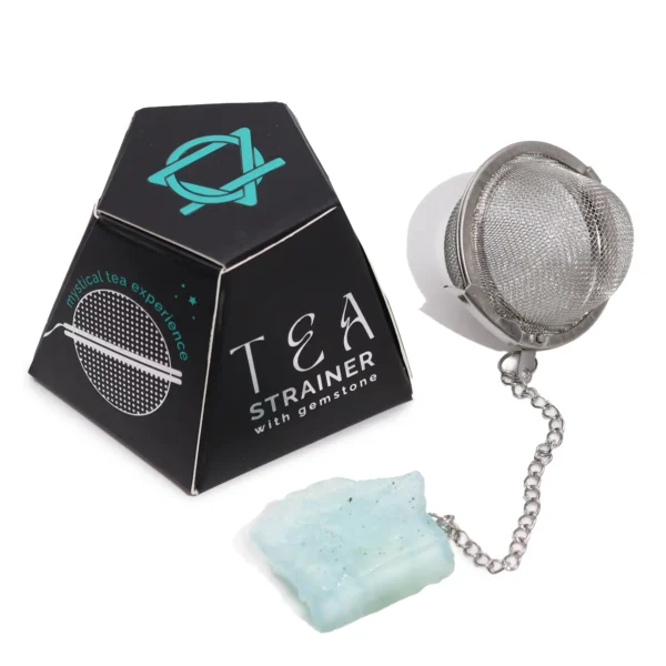 Infuzor de ceai cu cristal - Acvamarin