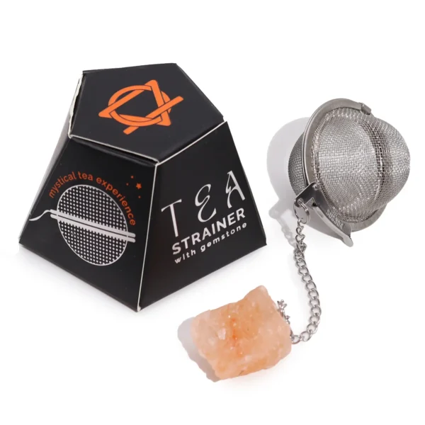infuzator de ceai cu cristale Infuzor de ceai cu cristal - Carnelian