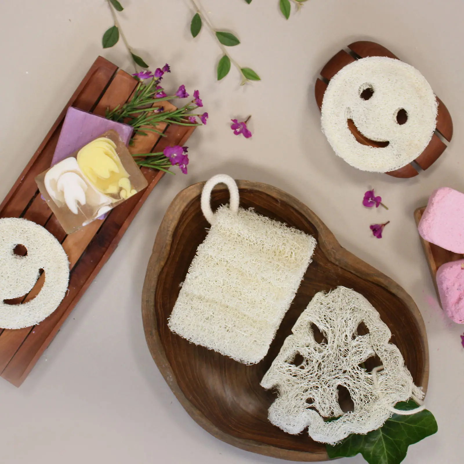 Lufă Egipteană de Lux - Comprimată - 50 - 60 cm