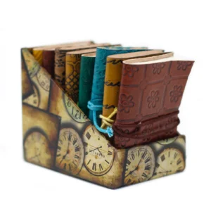 Set 8 Mini Agende De Piele (10x7.5 cm) - Diverse
