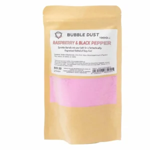 Pulbere Spumantă de Baie - Zmeură și Piper Negru 190g