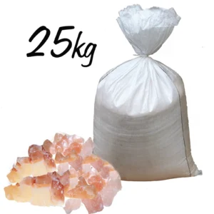 Sare roz de Himalaya - bucăți medii de cristale - 25 kg