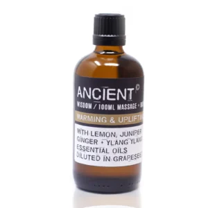 Ulei de masaj cu lămâie și ghimbir 100% natural revitalizant și întăritor
