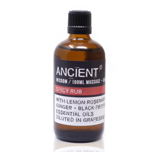 Ulei de masaj cu lămâie și rozmarin 100% natural energizant și hidratant
