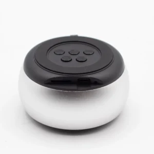 Mini Boxă cu Efect de Iluminare Mandala – Argintie