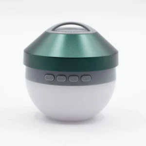 Lampă Suspendabilă pentru Camping cu Mini Boxă – Verde