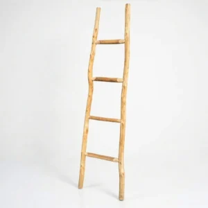Scară Mare din Lemn Kemu – 1,5 m – Natural – Stil Japonez