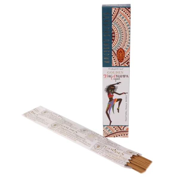 Bețișoare parfumate cu Nag Champa Golden Copal 15 grame